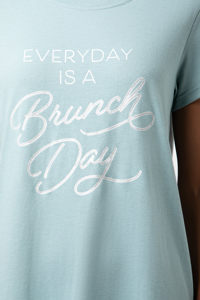 Everyday Is A Brunch Day Capri Pyjamas (3)