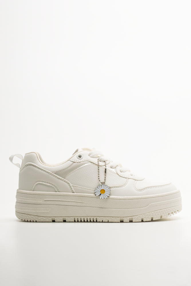 Daisy Charm Sneakers White (1)