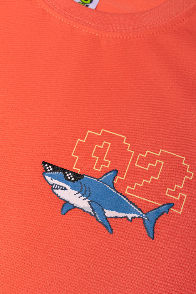 Shark T-Shirt Orange
