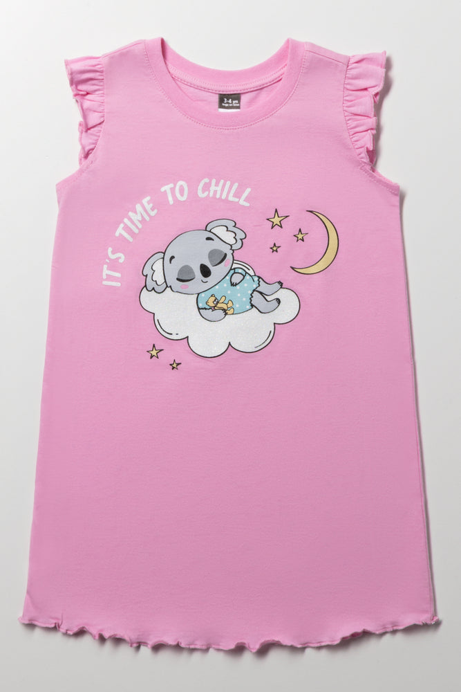 Koala Sleepshirt Pink