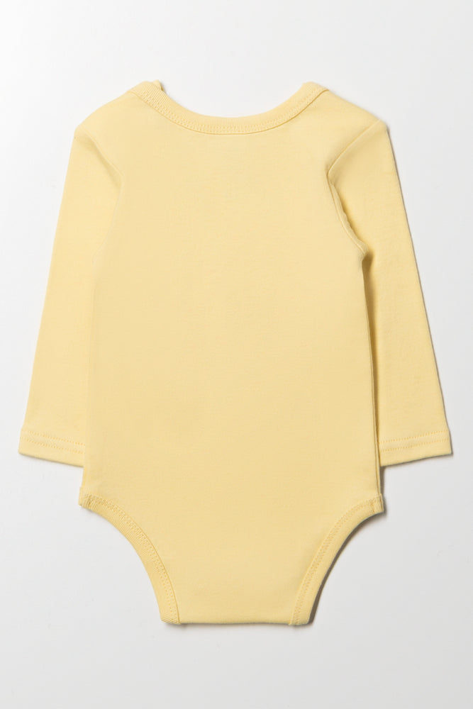 Yellow Long Sleeve Bodysuit (3)