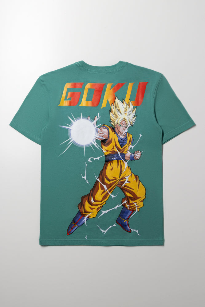 Dragon Ball Z Short Sleeve T-Shirt Teal (2)