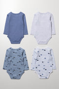 4 Pack Vests Blue (2)