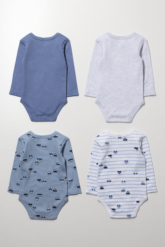 4 Pack Vests Blue (2)