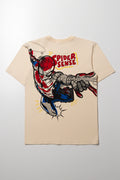 Spider-Man Short Sleeve T-Shirt Cream (2)