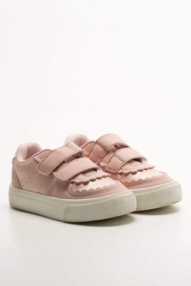 Scalloped Sneakers Pink
