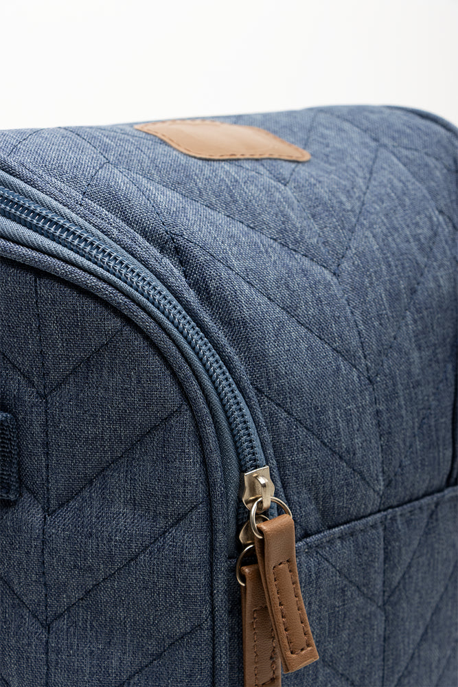 Quilted Bottle Warmer Blue (3)