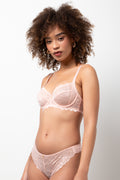 2 Pack Lace Non Padded Underwire Bra Natural And White (2)
