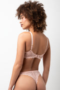 2 Pack Lace Non Padded Underwire Bra Natural And White (3)