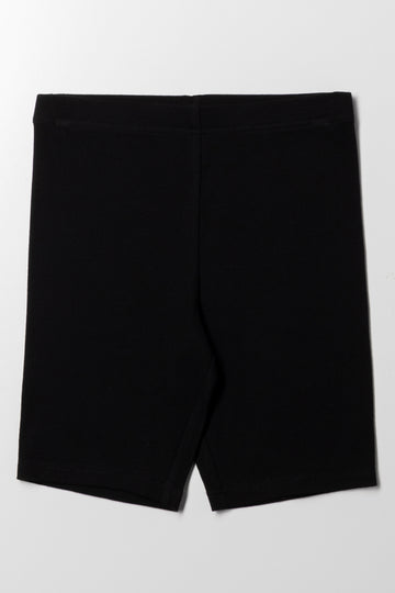 Rib Cycle Shorts Black