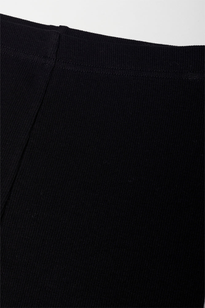 Rib Cycle Shorts Black (1)
