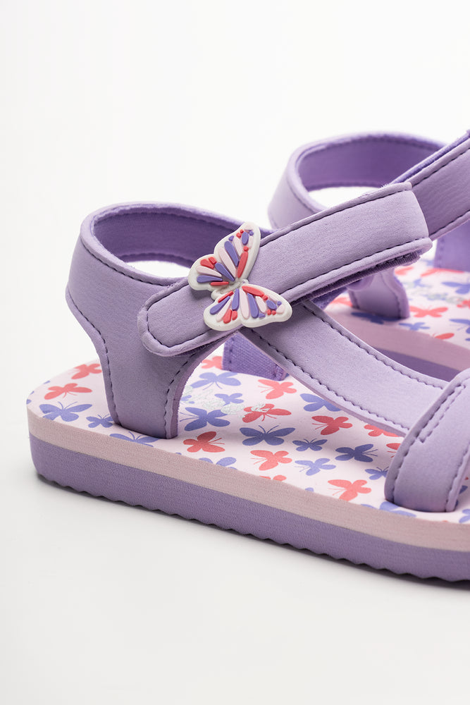 Butterfly Sandals Lilac (3)