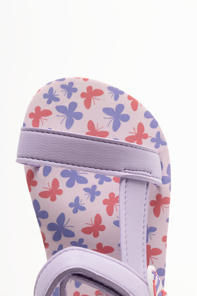 Butterfly Sandals Lilac (4)