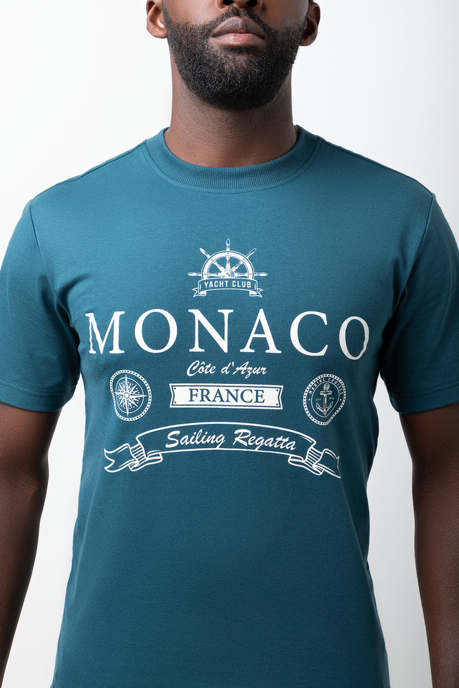 Relaxed Fit Short Sleeve T-Shirt Teal (3)