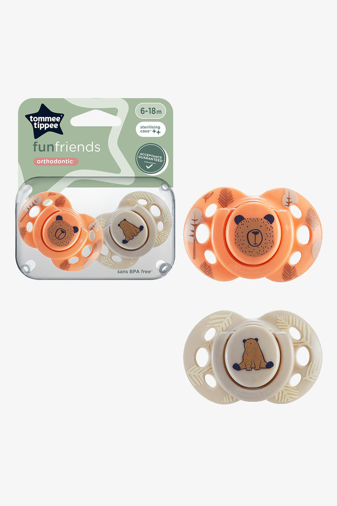 Tommee Tippee 2 Pack Dummy's 6-18 Months