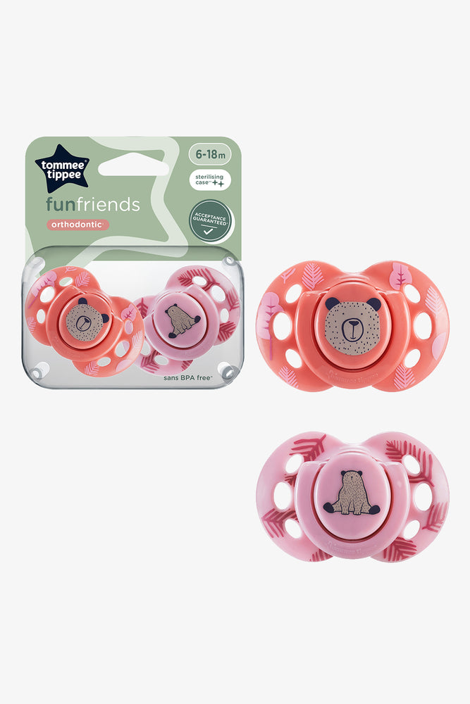 Tommee Tippee 2 Pack Dummy's 6-18 Months (1)