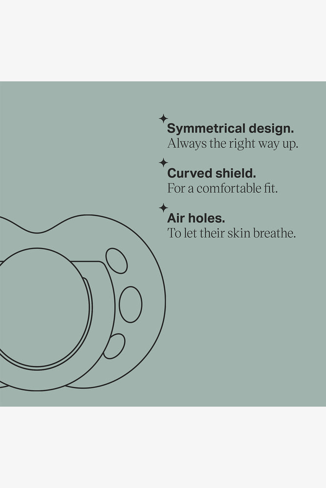 Tommee Tippee 2 Pack Dummy's 6-18 Months (2)