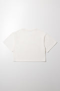 Boxy Printed T-Shirt White (2)