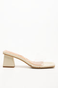 Block Heel Mule Natural (1)