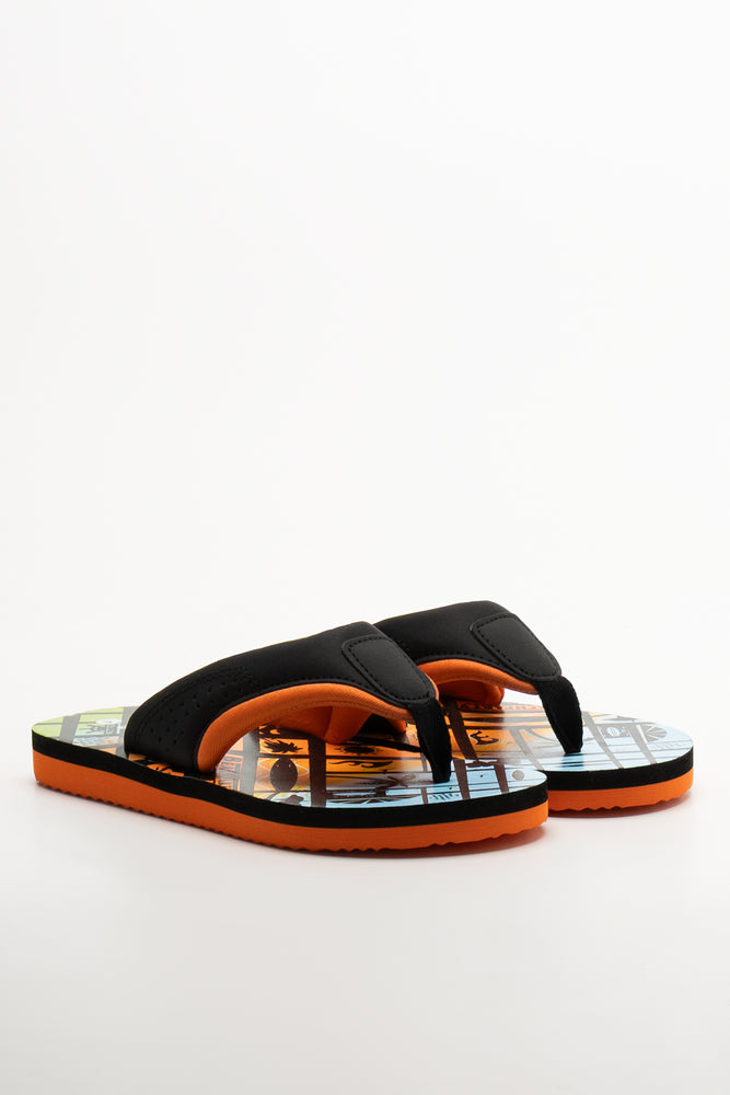 Padded Flip Flop Black