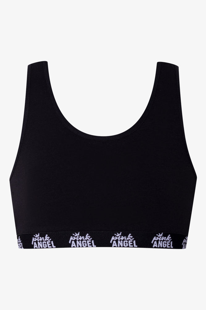 2 Pack Racerback Bras White And Black (2)
