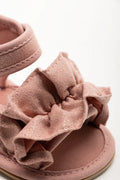 Frill Sandals Pink (2)