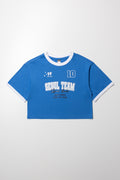 Boxy T-Shirt Blue