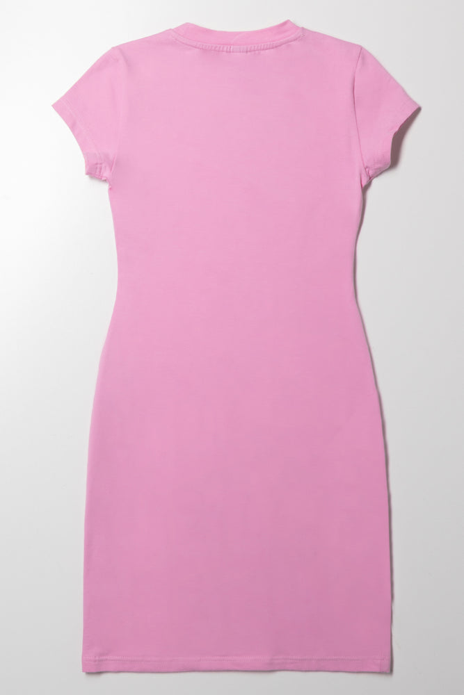 Bodycon Dress Pink (2)