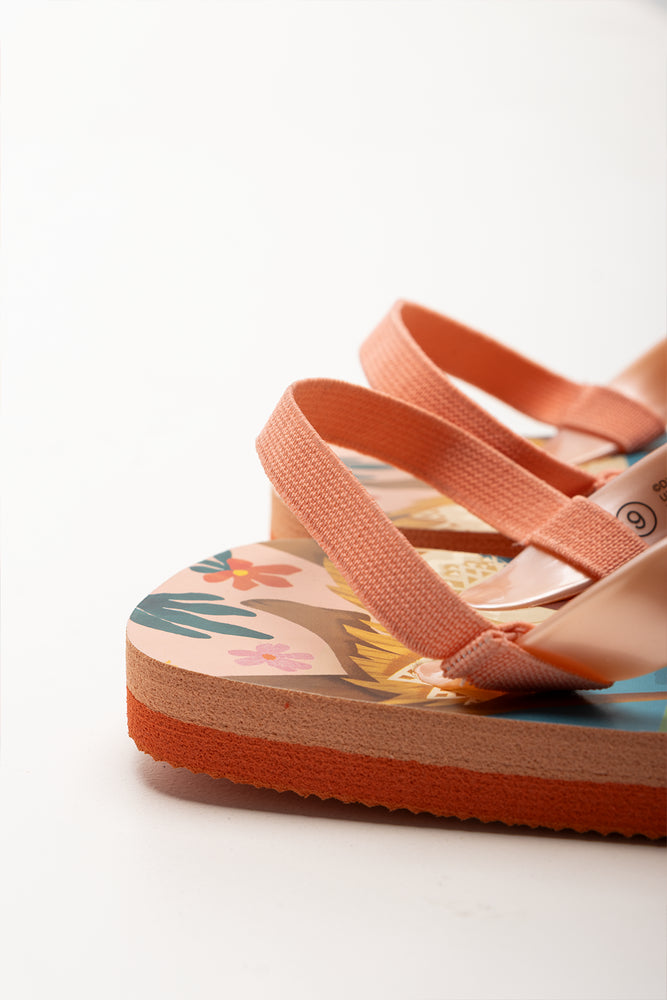 Moana Flip Flops Orange (3)