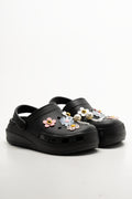 Embellished Clogs Black