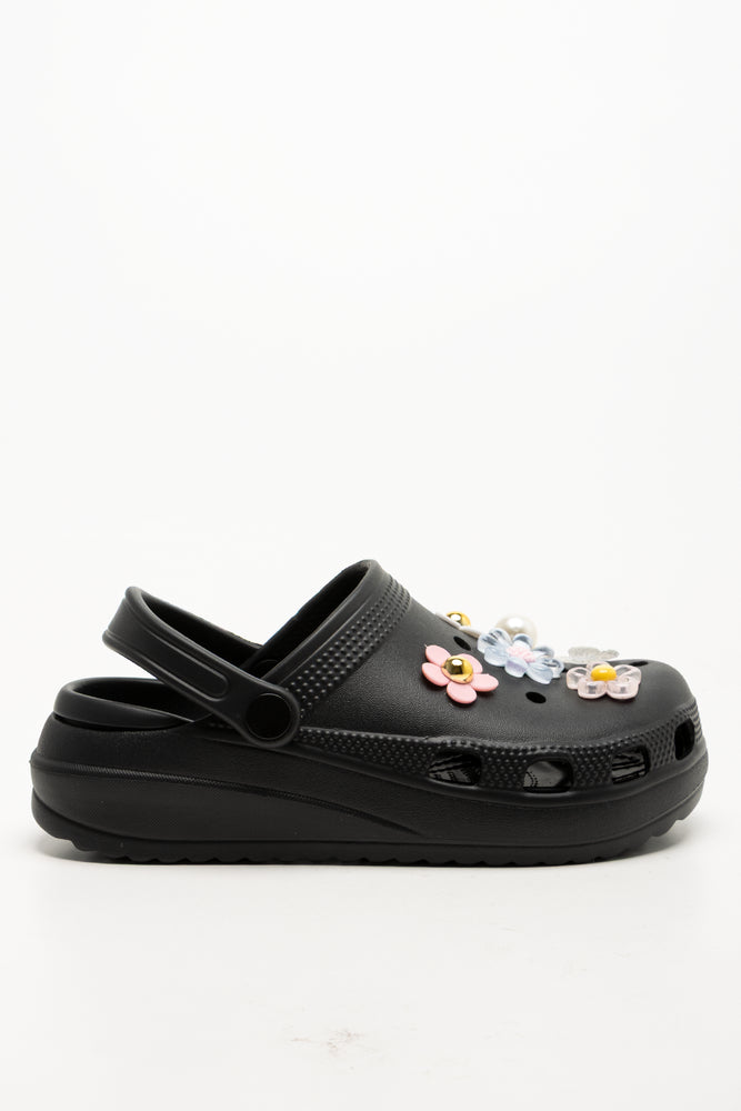 Embellished Clogs Black (1)