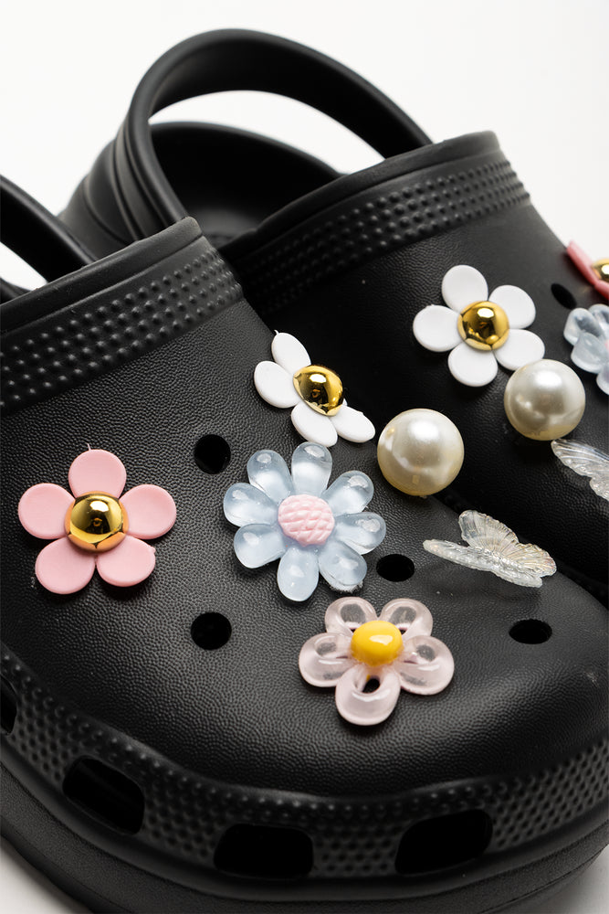 Embellished Clogs Black (2)