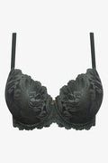 Plus Size 2 Pack Lace Balconette Bra Black And Natural (1)
