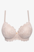 Plus Size 2 Pack Lace Balconette Bra Black And Natural (2)
