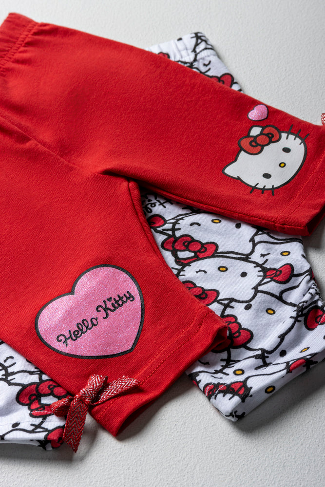 Hello Kitty 2 Pack Cropped Leggings