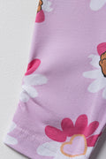 Paw Patrol 2 Pack Cropped Leggings Pink (2)