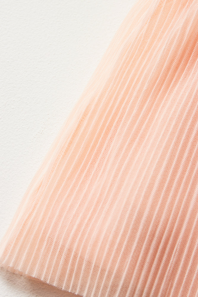 Frill Tulle Dress Pink (2)