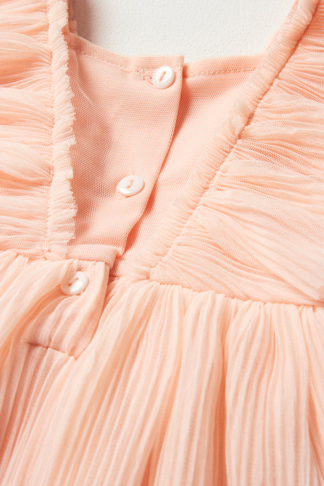 Frill Tulle Dress Pink (3)
