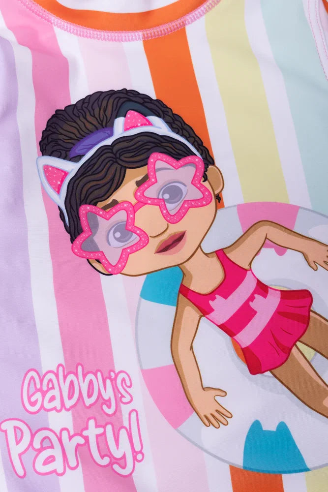 Gabby's Dollhouse Long Sleeve Swimsuit Multi