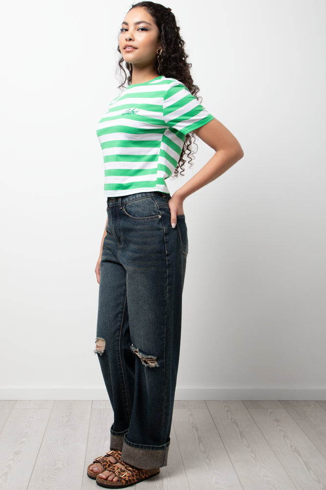 Stripe T-Shirt Green (1)