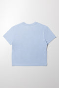 Printed T- Shirt Blue (2)