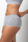 3 Pack Seamfree Boyleg Panties Grey (3)
