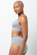 3 Pack Seamfree Briefs Black, Grey And Natural (1)