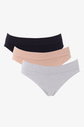 3 Pack Seam Free Bikini Panties Multicolours