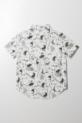 Dino Adventure Short Sleeve Shirt White (3)