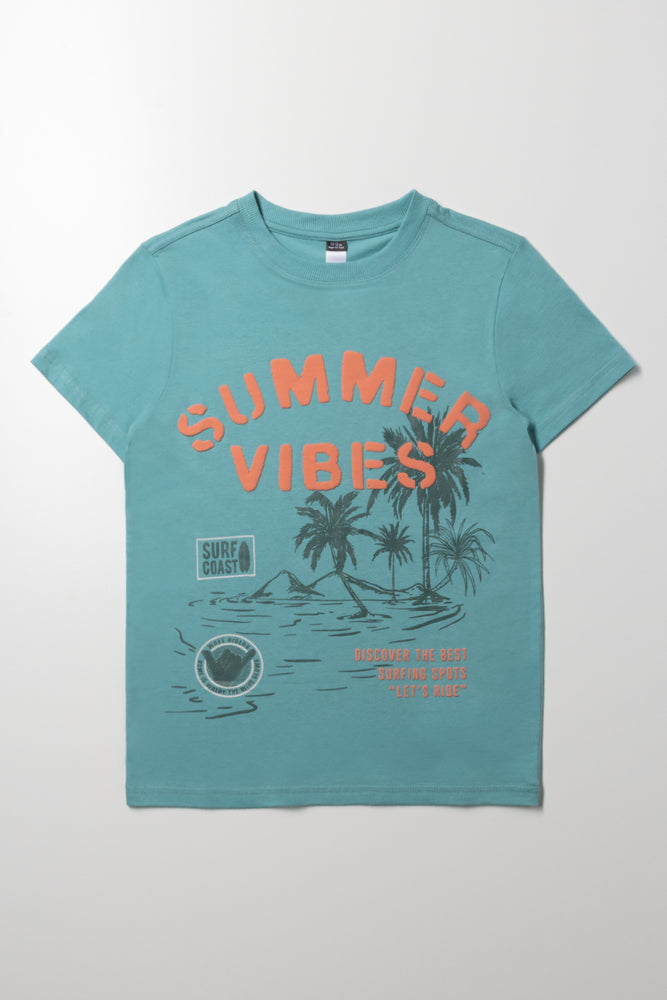 Summer Vibes T-Shirt Blue