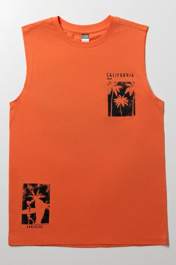 Surf Sleeveless Vest Orange