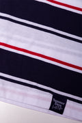 Short Sleeve Stripe T-Shirt Navy And White (2)
