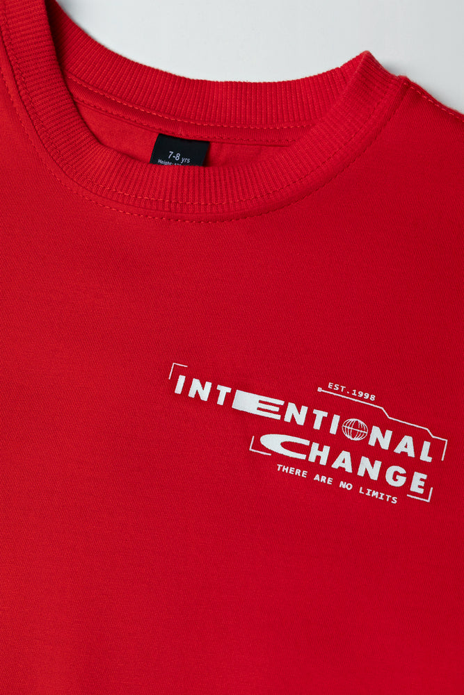 Short Sleeve T-Shirt Red (1)