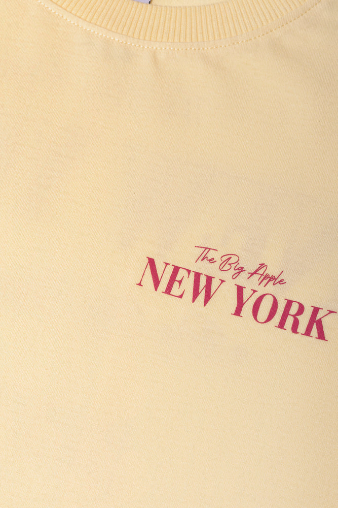 Short Sleeve T-Shirt Yellow (1)